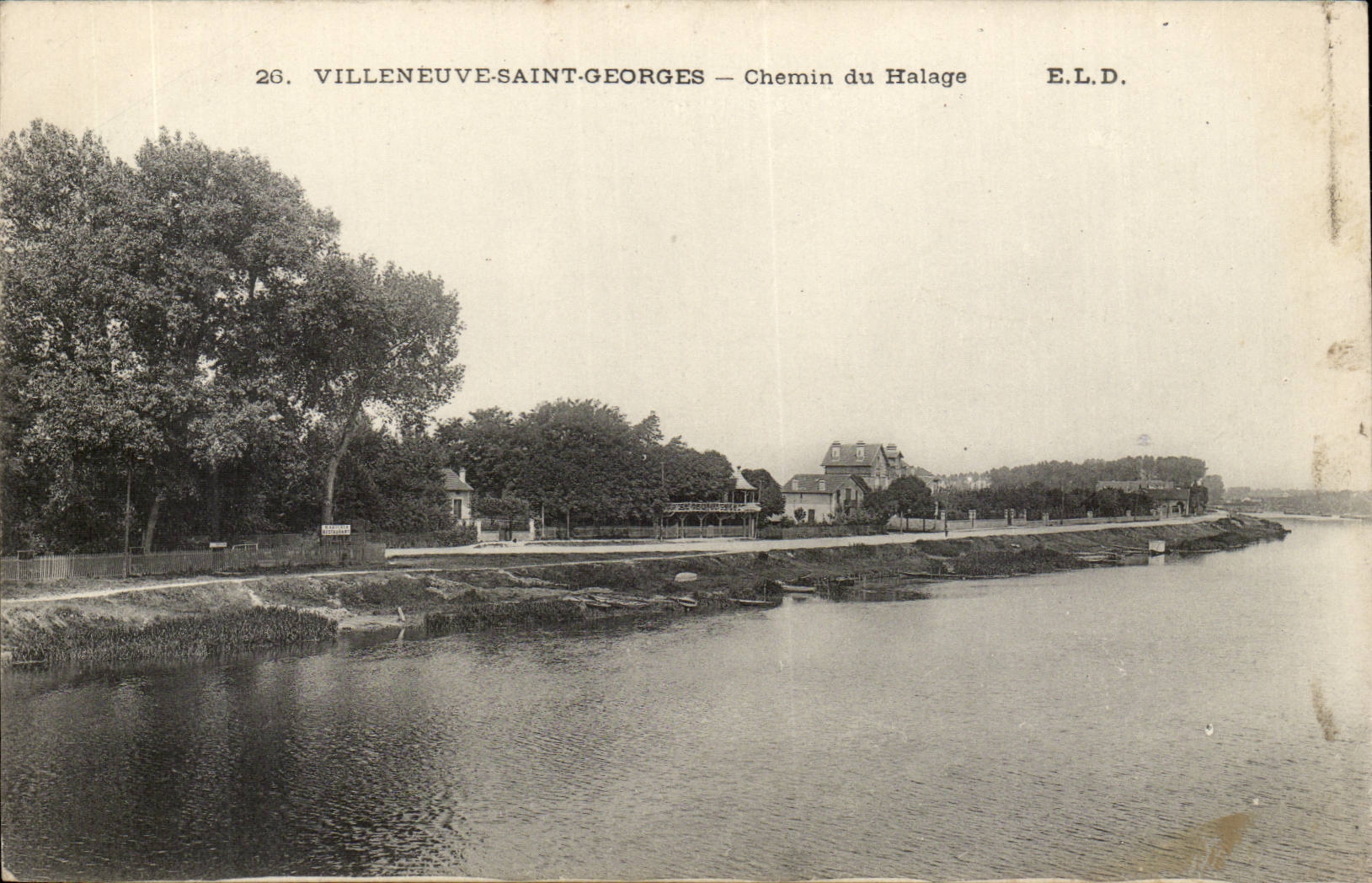 Villeneuve Saint Georges CPA Chemin du Halage