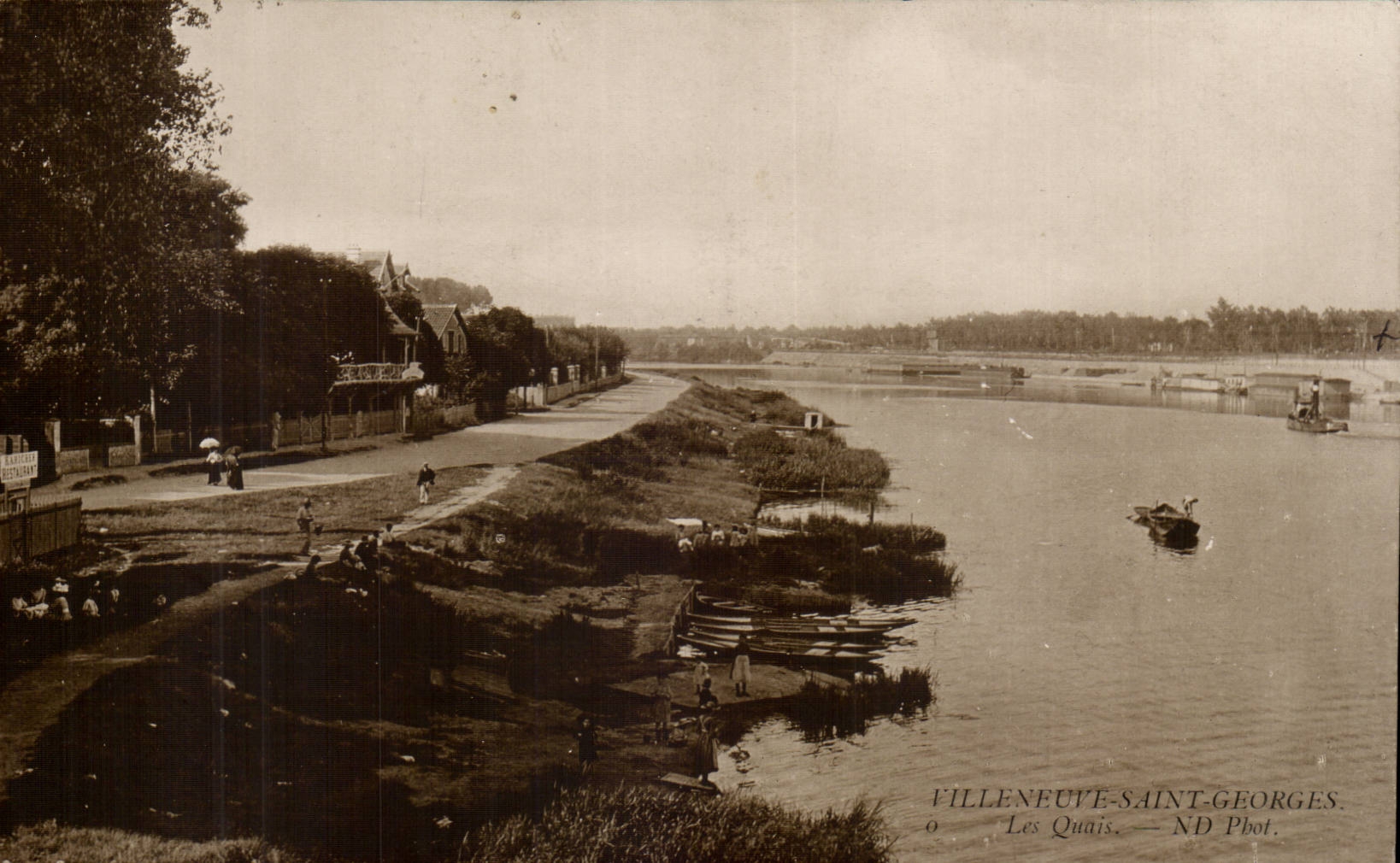 Villeneuve Saint Georges CPA les quais