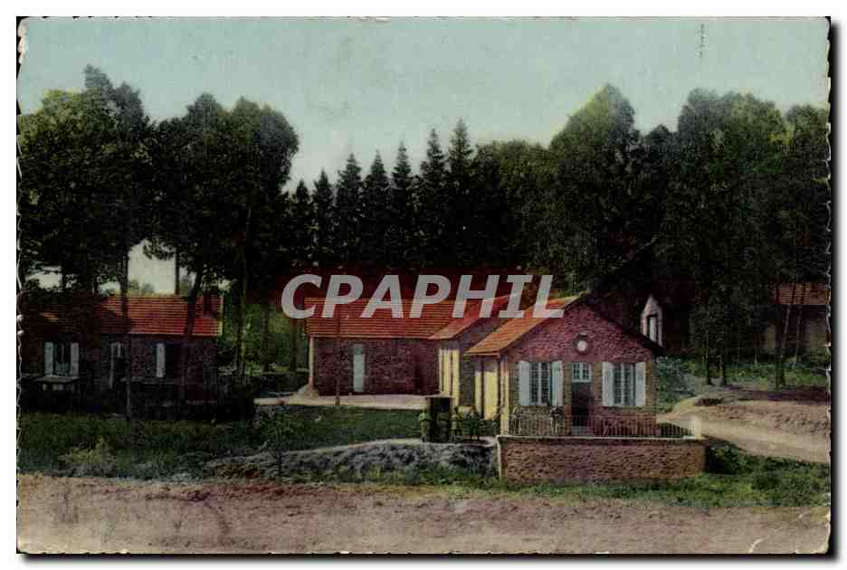 CPA Camp de Bourg Lastic Poste de police et gardien caserbier du camp