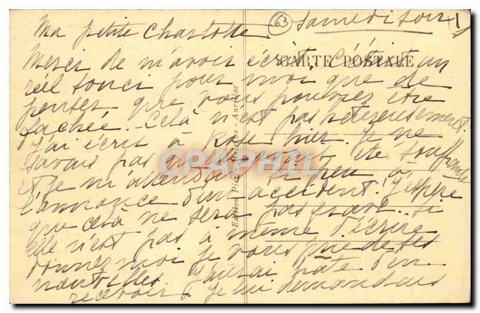 L'Auvergne — Le col de Nerom et la vallée du Falgoux — B.70 — Rückseite