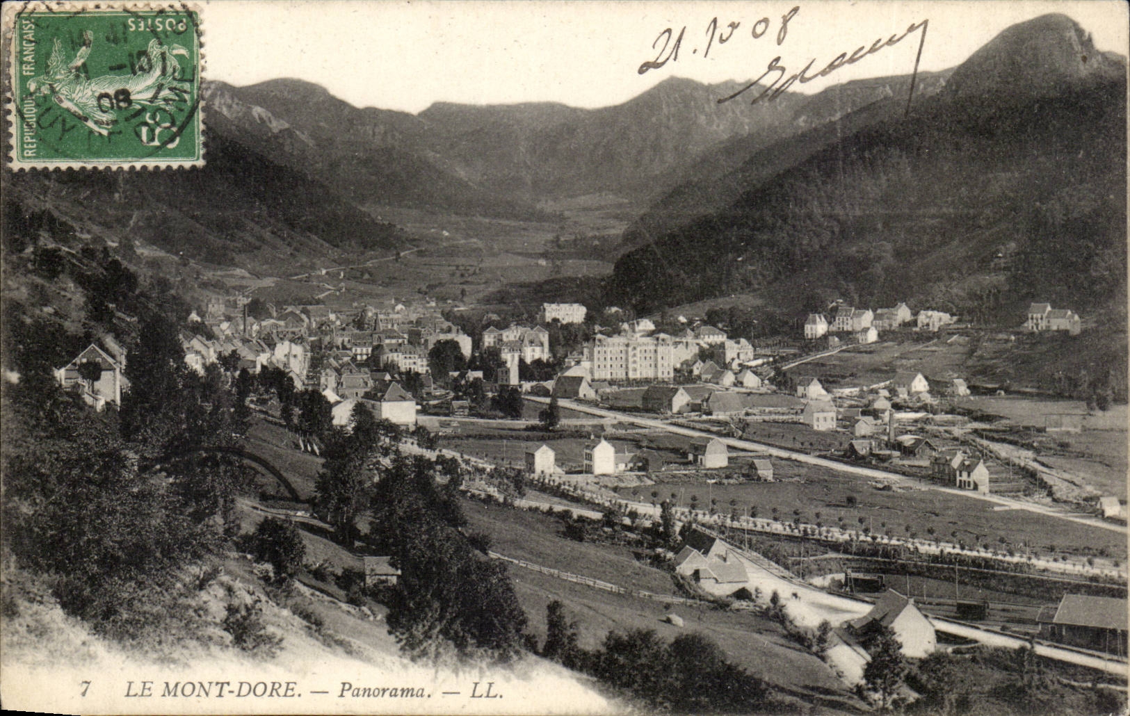 CPA Auvergne Le Mont Dore panorama