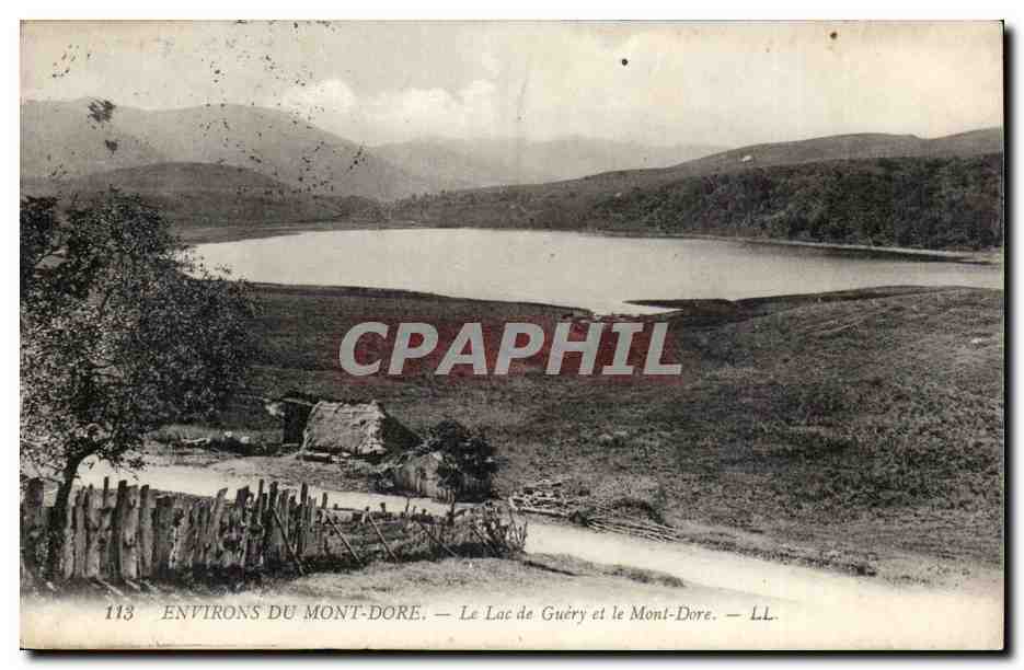 CPA Auvergne Environs du Mont Dore Le alc de Guery et le mont Dore