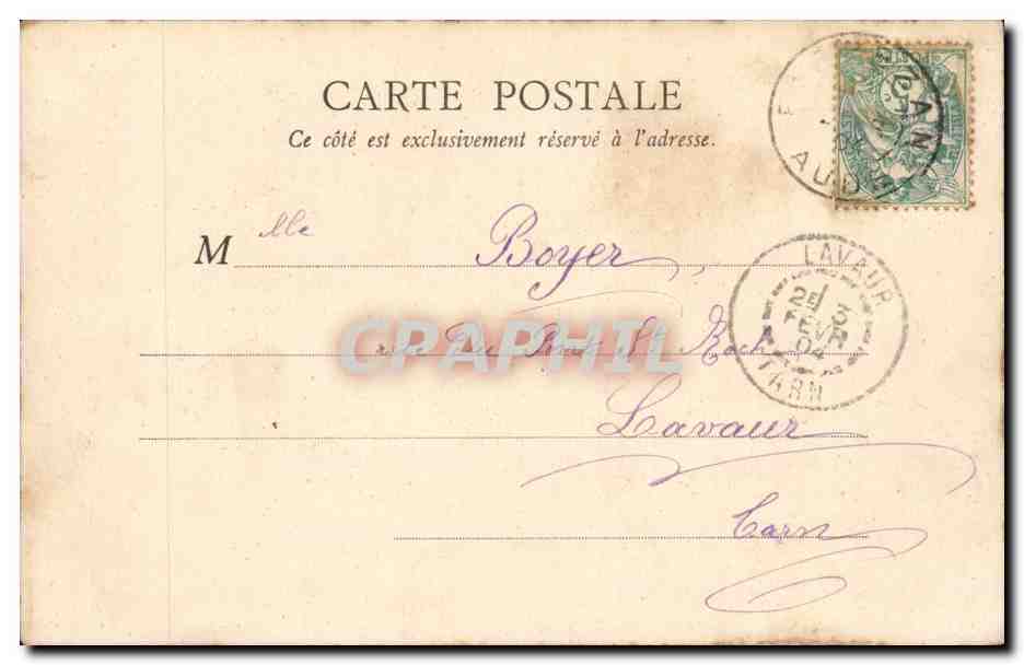 Source Madeleine — Mont-Dore — B. F. J. Paris — Verso