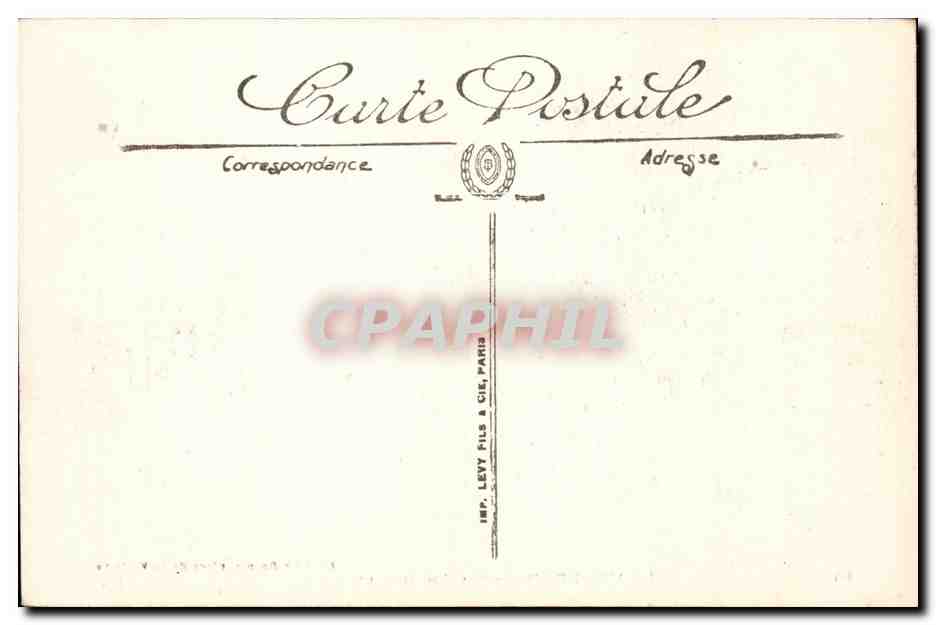 CPA Auvergne Le mont Dore Le chemin du Sancy (ane donkey) — Verso