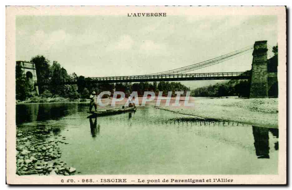 Issoire — Le pont de Parentignat et l'Allier — L'Auvergne