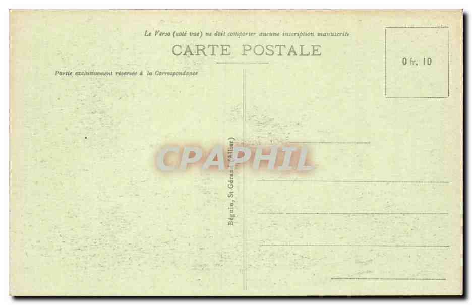 Besse - Vieille Fontaine — L'Auvergne pittoresque — Idéal, n° 3332 — Verso