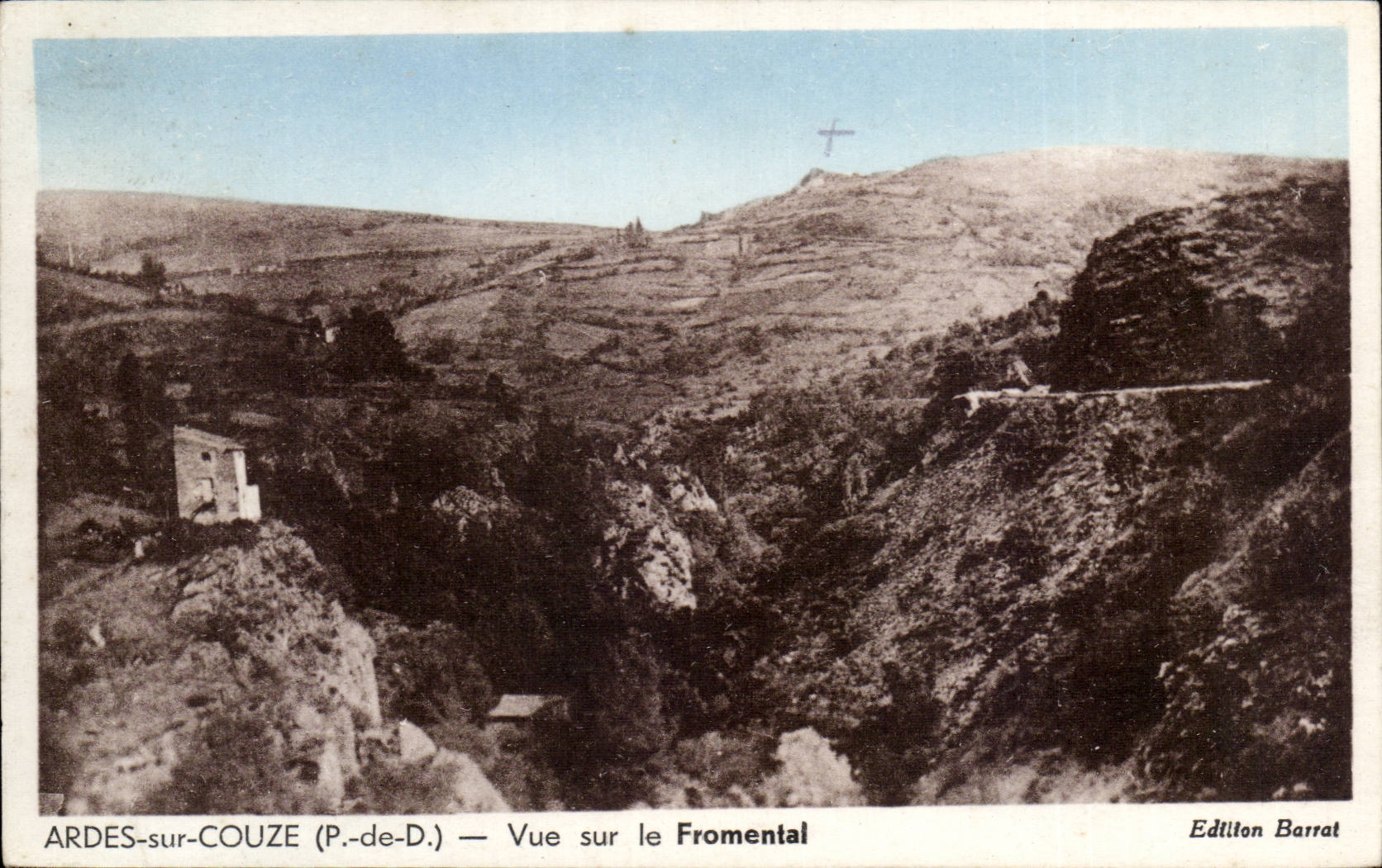 Ardes-sur-Couze (P.-de-D.) — Vue sur le Fromental — Edition Barrat