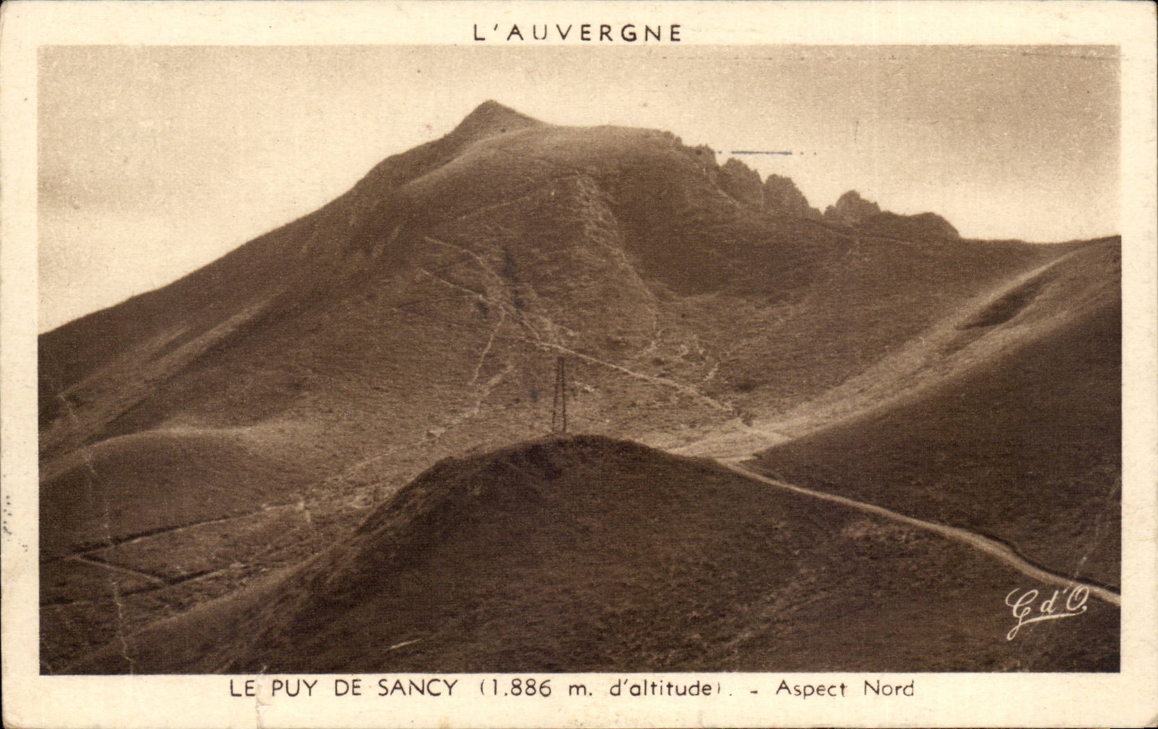 CPA Auvergne Le Puy de Sancy Aspect nord