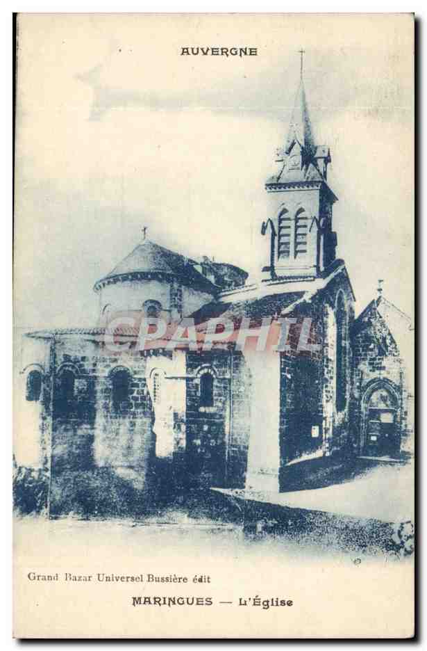 Auvergne CPA Maringues L'eglise