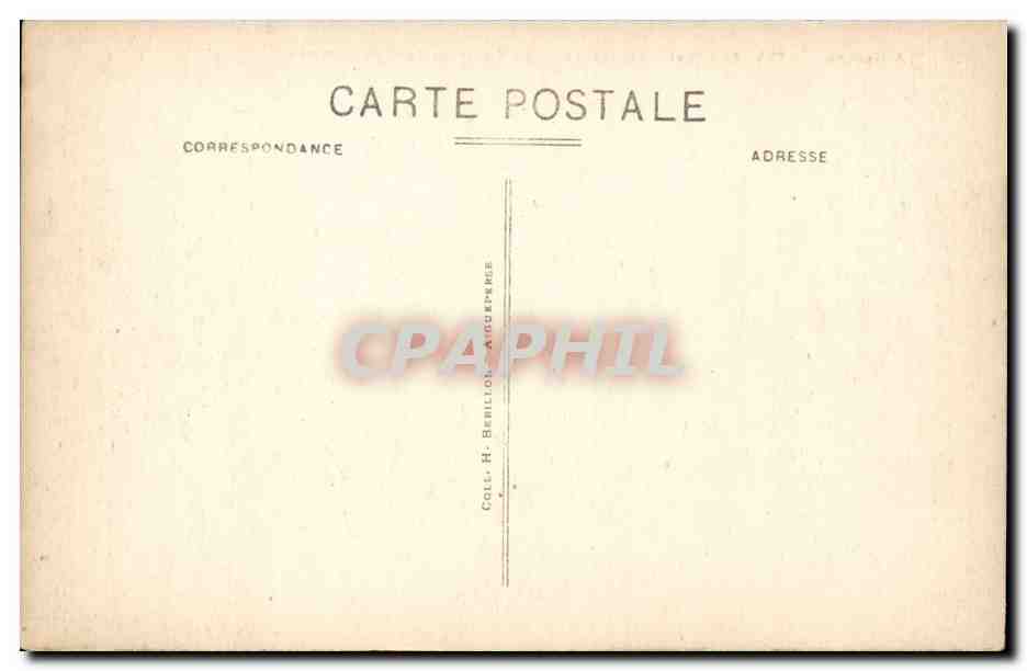 Auvergne CPA Environs d'Aigueperse La Morgue au pont de St Myon — Rückseite
