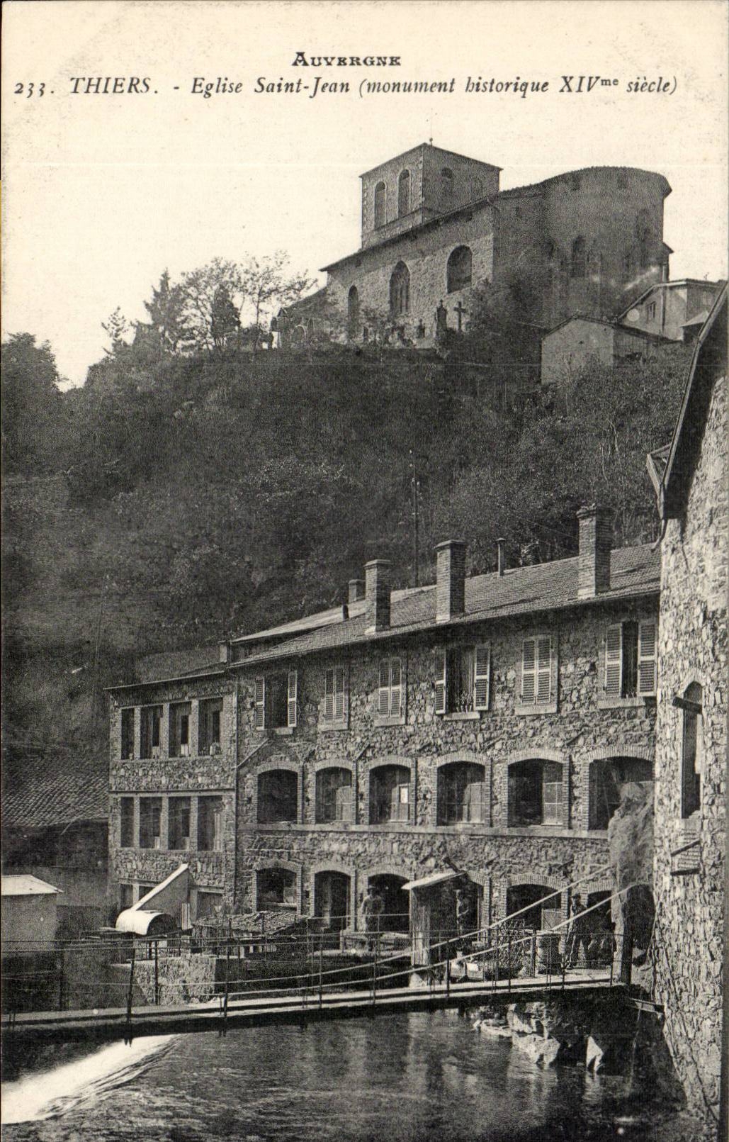 Auvergne CPA Thiers Eglise Saint Jean