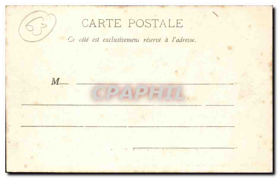 Clermont-Ferrand - Vue Générale — Lib. Pap. Rougé Réol, 24, Rue de l'Écu, Clermont Ferrand — Rückseite