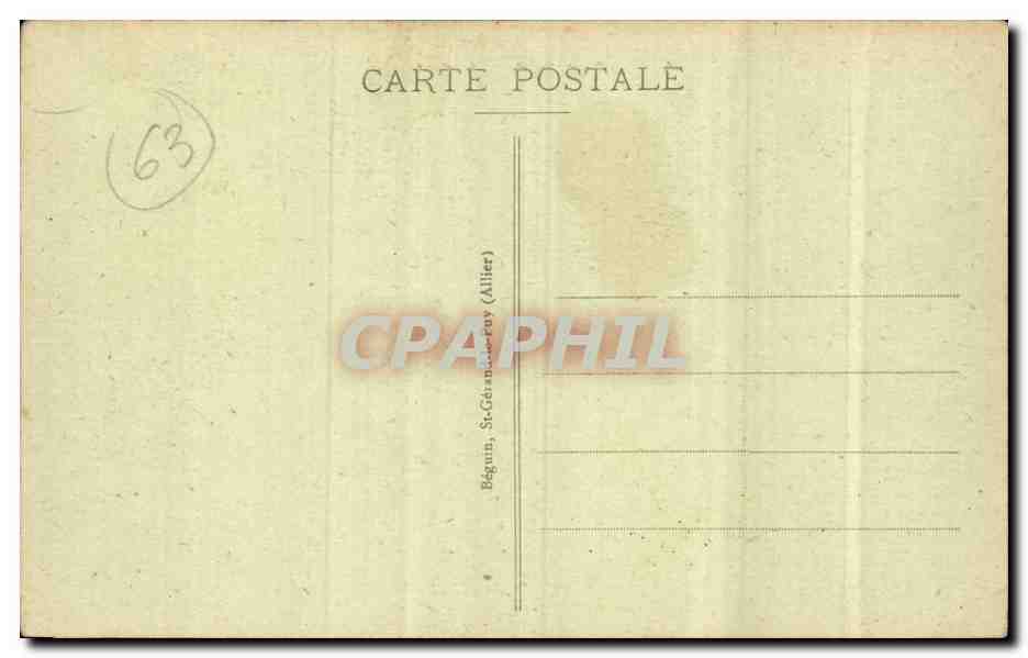 Le Chambon — Vue générale et le Lac — Idéal, n° 3371 — Reverso