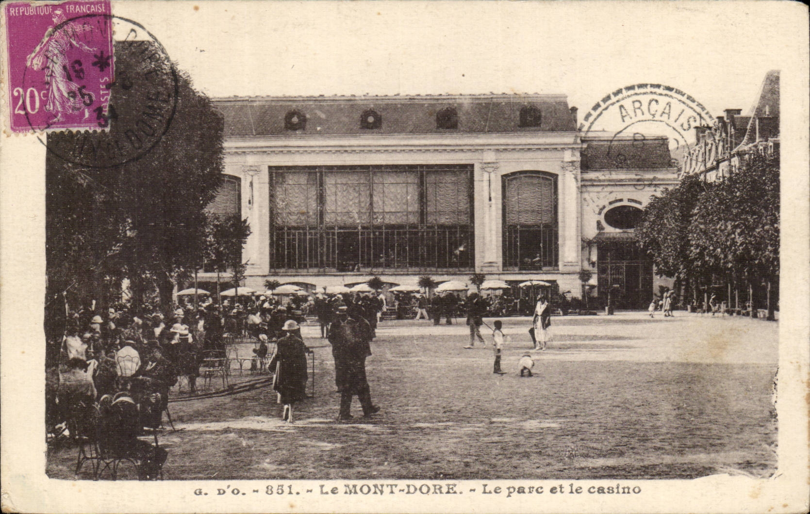Le Mont Dore - Le Parc et le Casino - CPA 