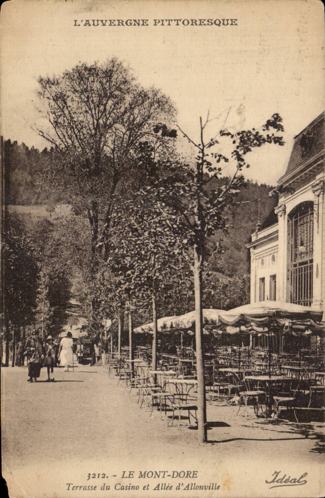 Terrasse du Casino et Allée d'Allonville — Le Mont-Dore — Idéal, n° 3212