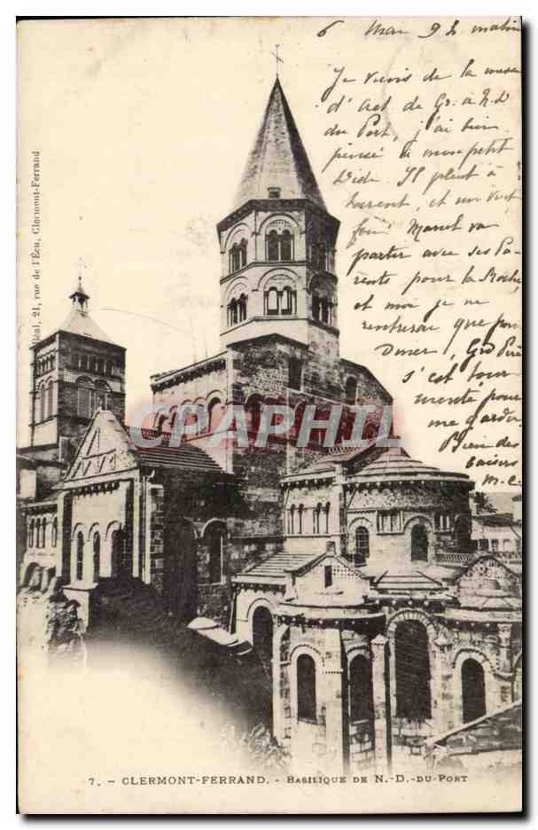 Clermont Ferrand - Basilique de Notre Dame du Pont - CPA 