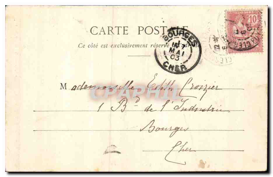 Clermont Ferrand - Basilique de Notre Dame du Pont - CPA  — Verso
