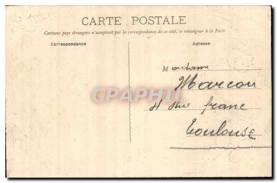 Clermont-Ferrand — La Statue de Vercingétorix — éditeur inconnu, n° 26 — Reverso