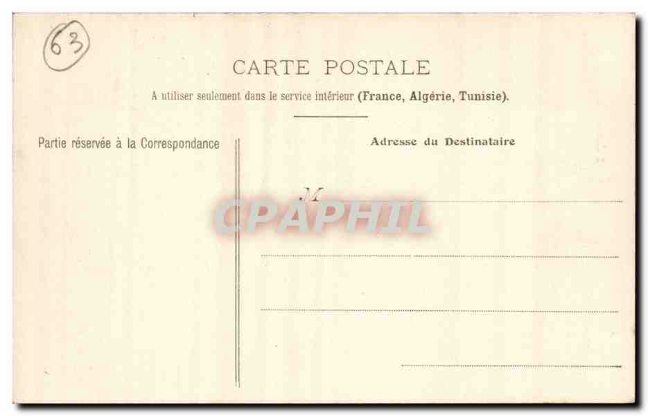 Clermont-Ferrand — N.-D.-du-Port (IXe siècle) — L'Auvergne illustrée, HELMLINER & CIE, IMP. PHOT. HANDY — Verso