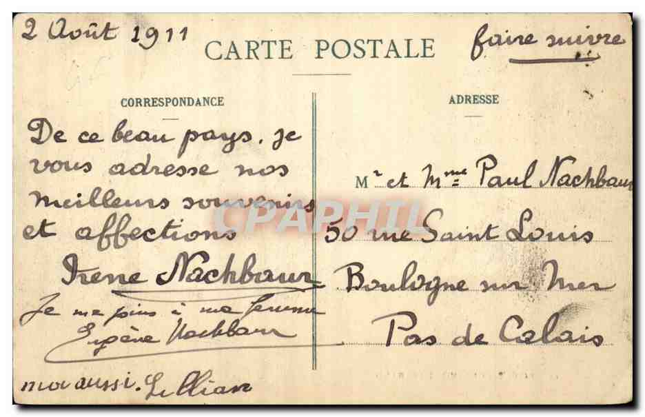 Clermont Ferrand - Royat - CPA  — Rückseite