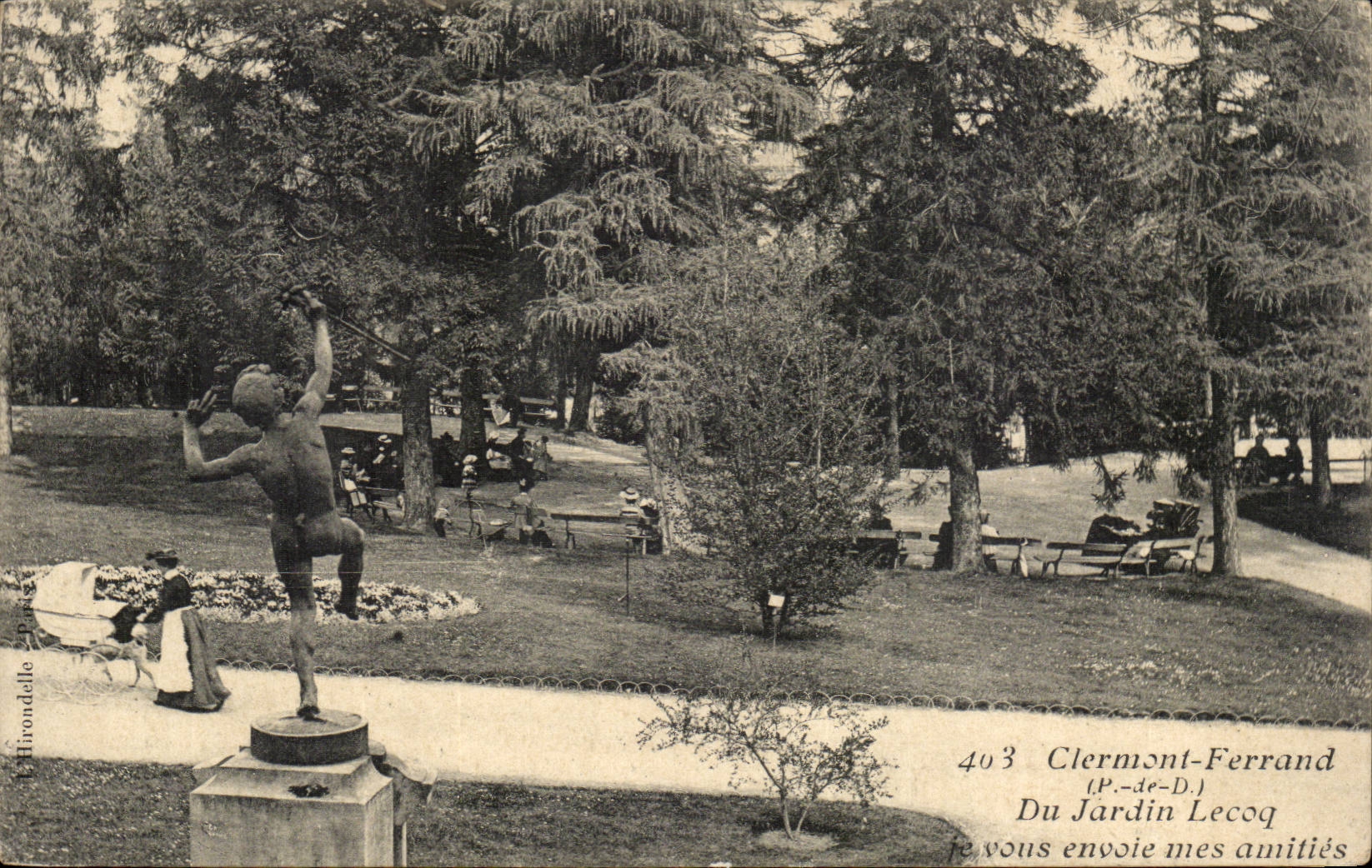 Clermont-Ferrand — Aus dem Lecoq-Garten — Verlag: Éditions Hirondelle, n° 403