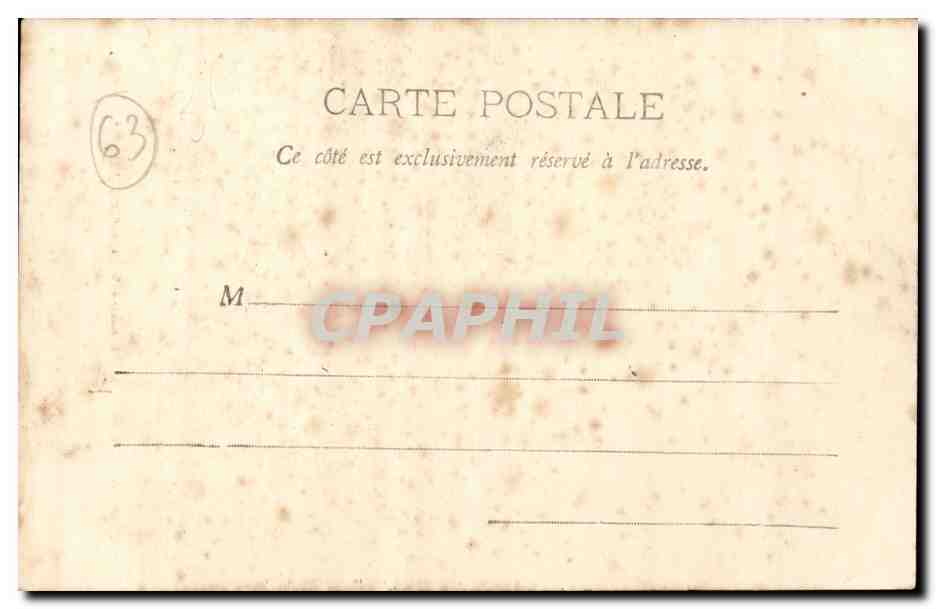 Clermont Ferrand - L'Eglise St Pierre des Minimes - CPA  — Rückseite