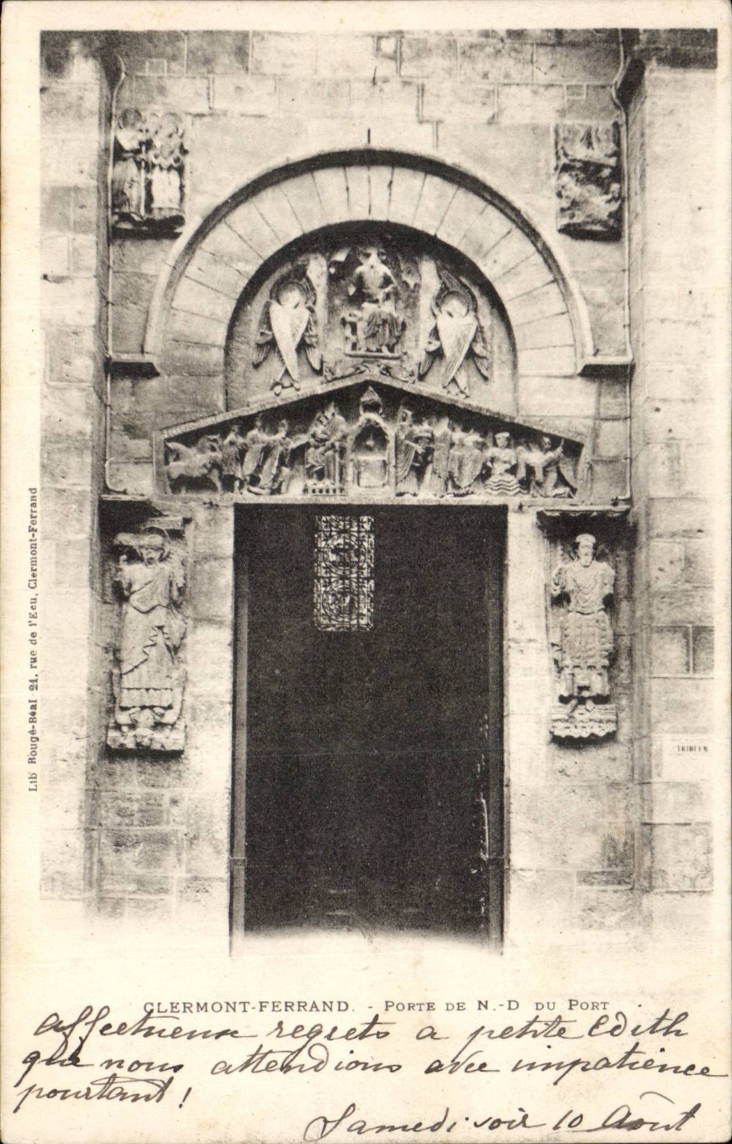 Clermont Ferrand - Porte de Notre dame du Port - CPA 