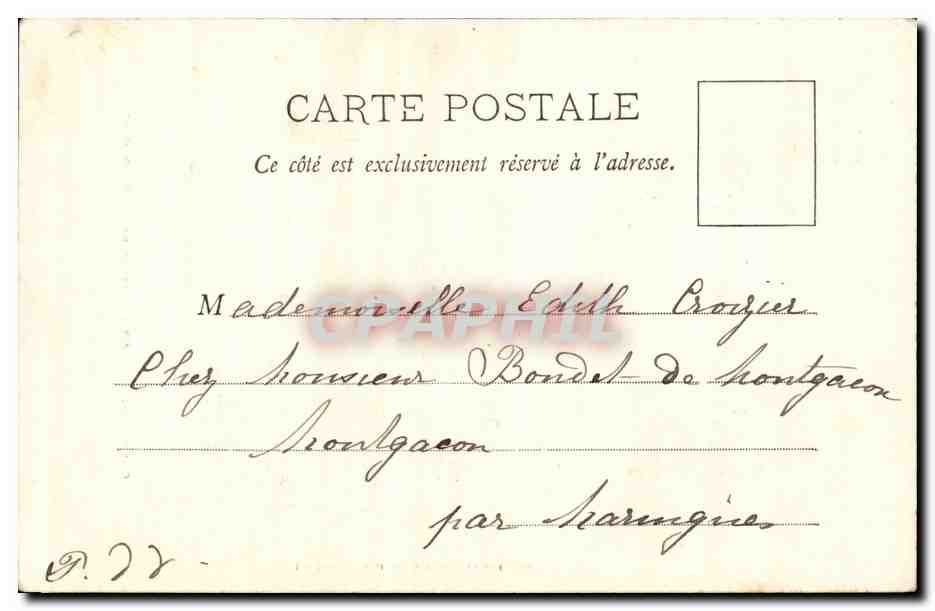 Clermont Ferrand - Porte de Notre dame du Port - CPA  — Rückseite