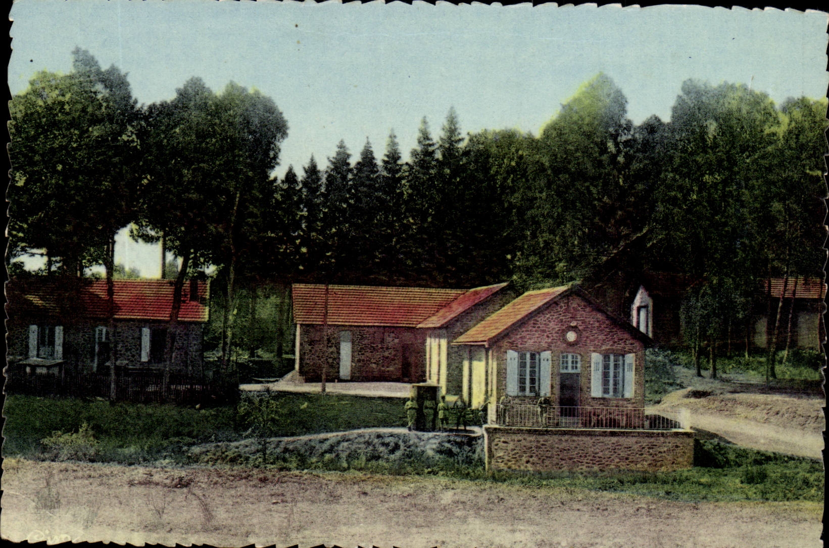 Camp de Bourg-Lastic — Poste de Police et Gardien Casernier du Camp — Combier Imprimeur