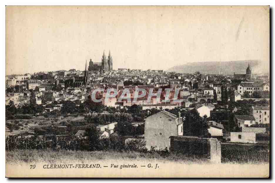 Clermont-Ferrand — Vue générale — G. J.