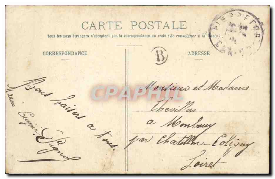 En Auvergne - Chateau de Viescamps - CPA  — Rückseite