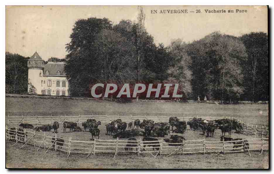 En Auvergne — 26. Vacherie au Parc — A. Thoinat