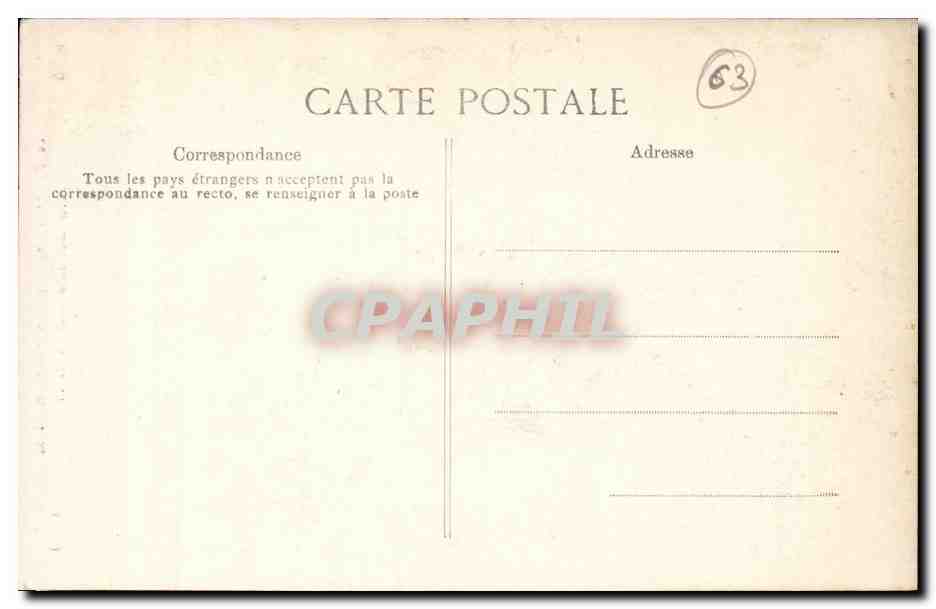 Bourg-Lastic — Portail de l'Église — L'Auvergne Pittoresque, n°2071 — Reverso