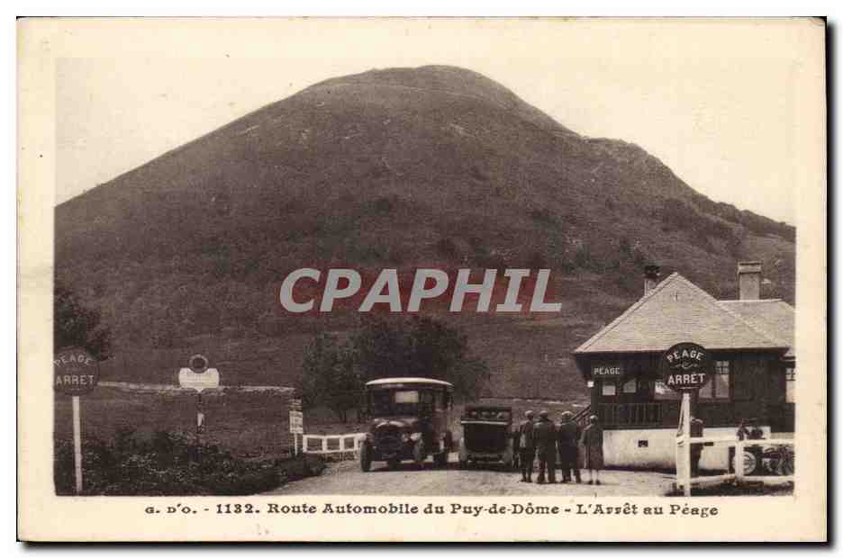 Route Automobile du Puy-de-Dôme - L'Arrêt au Péage — a.d'o. - 1132