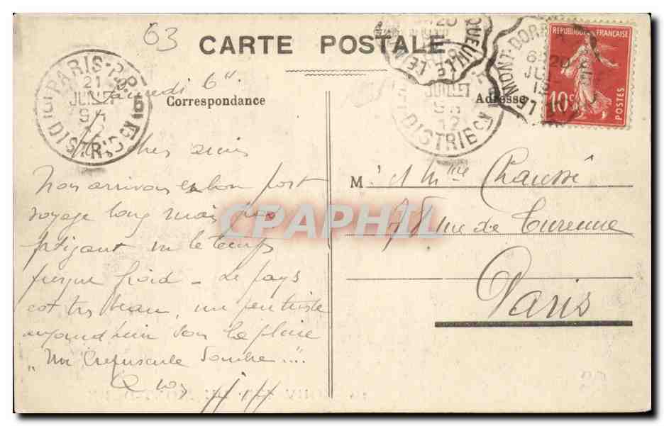 Mont-Dore — vue panoramique — L'Auvergne, n°245 — Reverso