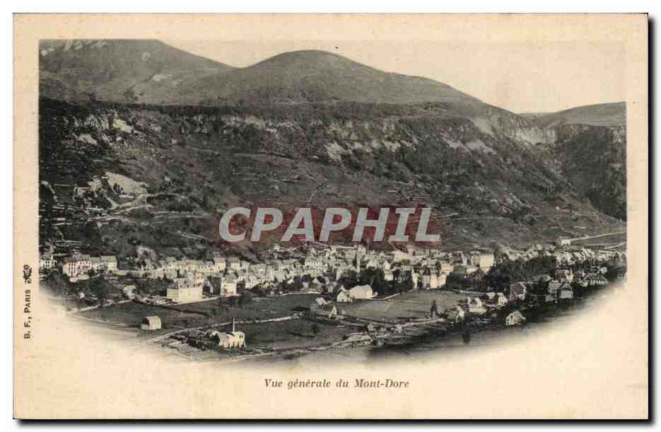 Auvergne CPA Vue generale du Mont Dore