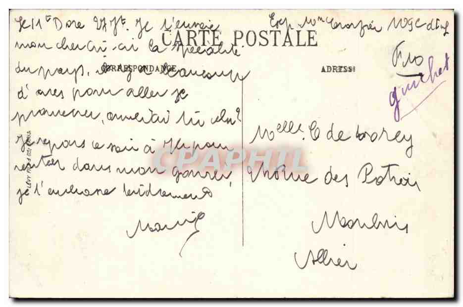 Le Mont-Dore — La Place Michel-Bertrand — LL. — n°51 — Verso