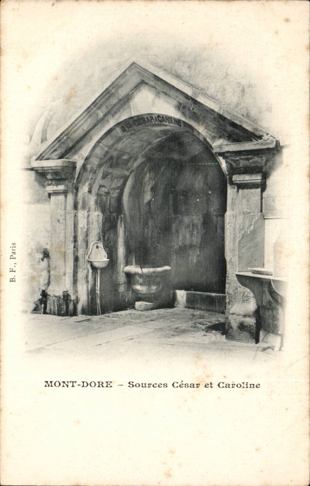 Le Mont Dore - Sources cesar et Caroline - CPA 