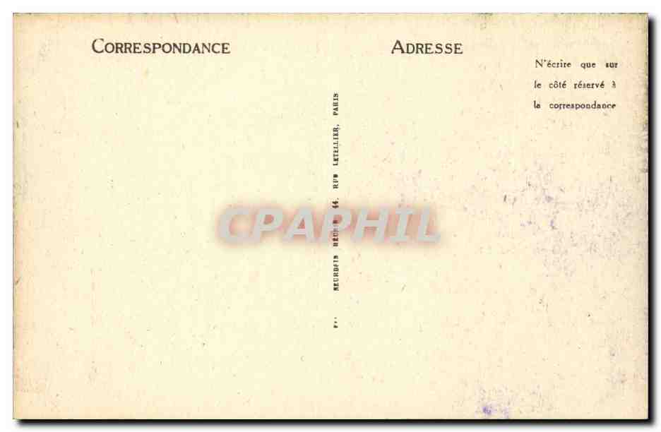 Le Mont Dore - Etablissement Thermal - Salle des Gargarismes - CPA  — Rückseite