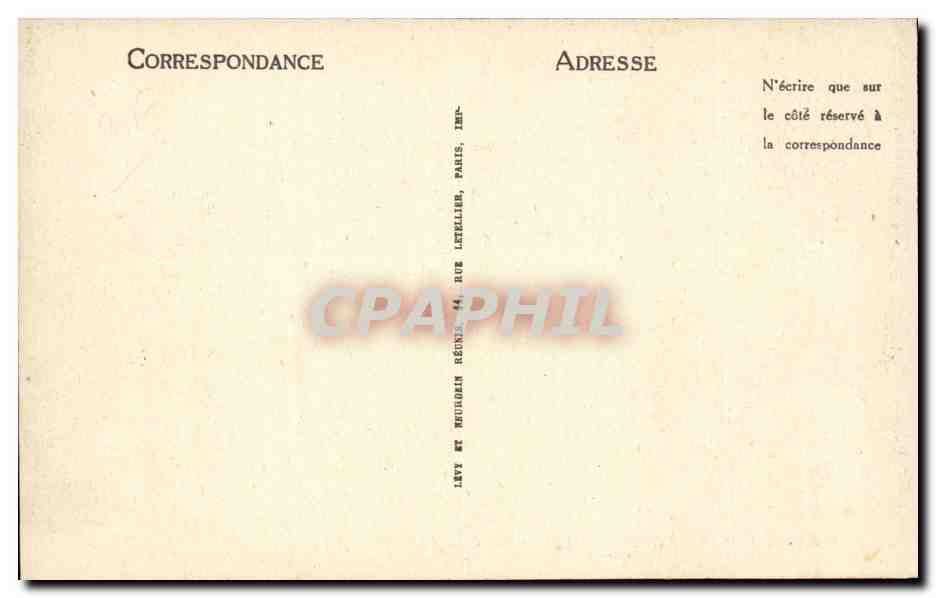 Le Mont Dore - Hotel de Paris - CPA  — Verso