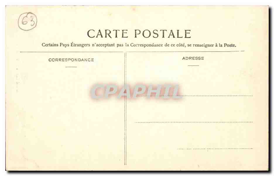 Clermont-Ferrand — Portail Sud de N.D. du Port (11e siècle) — L'Auvergne illustrée, n°29 — Verso