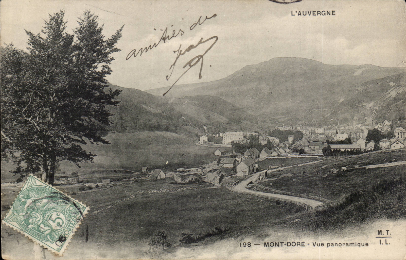 Mont Dore - Vue Panoramique - CPA 
