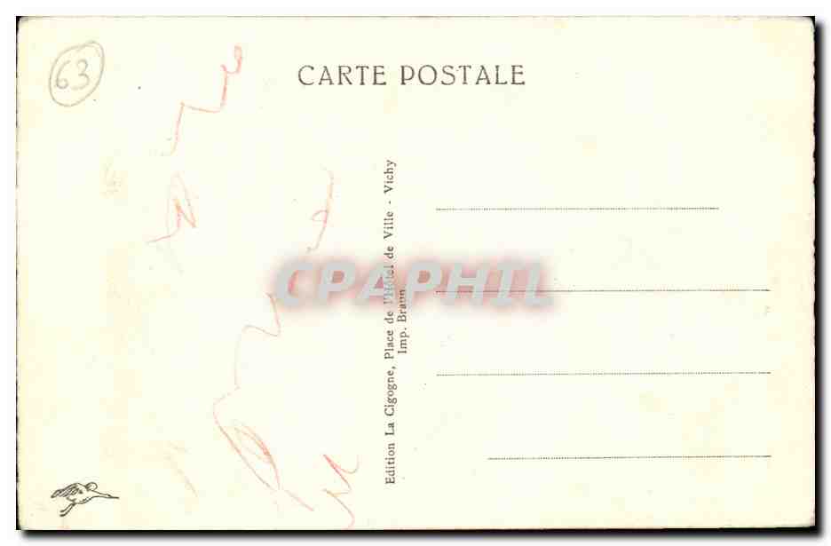 Mont Dore - Sport d'Hiver - Ski - Skieur - Skiing - CPA  — Verso