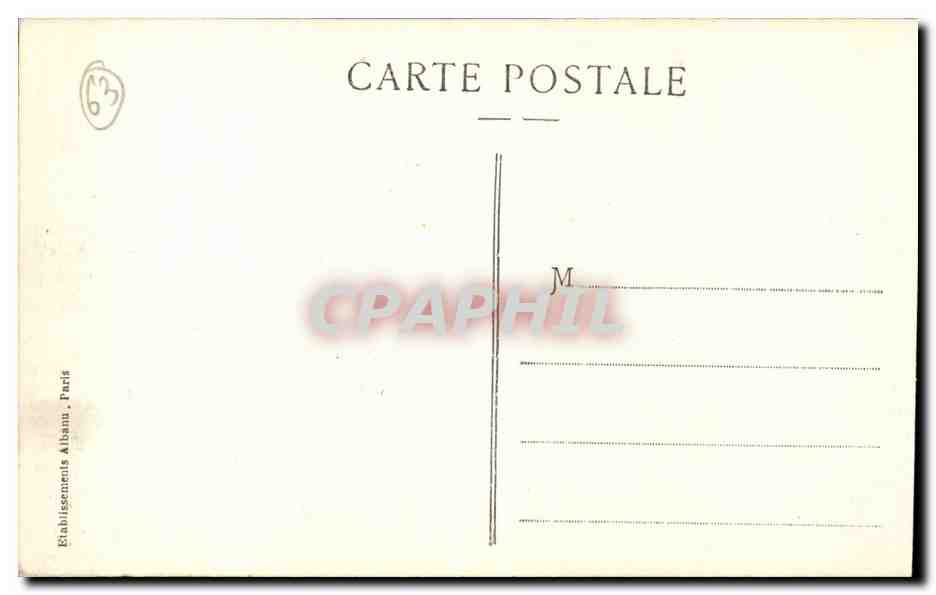 Le Mont Dore - Le Lac Pavin - CPA  — Verso