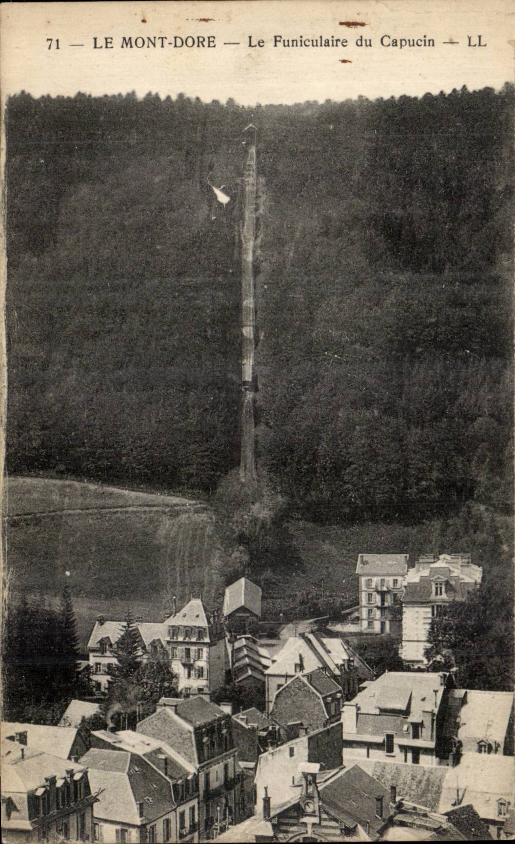 Le Mont Dore - Le Funiculaire du Capucin - CPA 