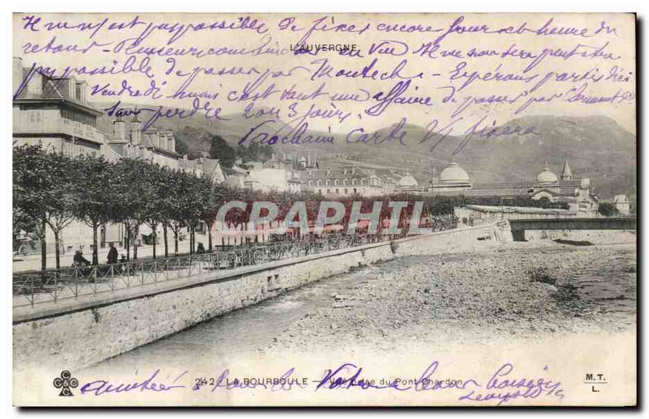 Le Mont Dore - Pont - Bridge - CPA 