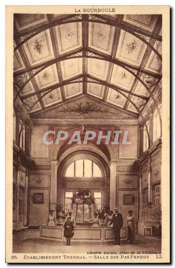 La Bourboule - Etablissement des Thermes - Salle des Pas Perdus - CPA 
