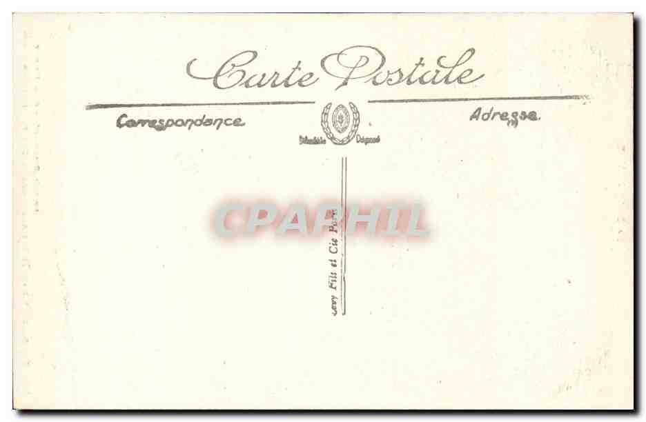 La Bourboule - Etablissement des Thermes - Salle des Pas Perdus - CPA  — Rückseite