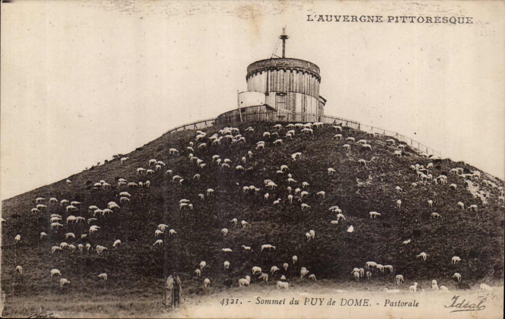Le Puy de Dome - Auvergne - Sommet - Pastorale - CPA 