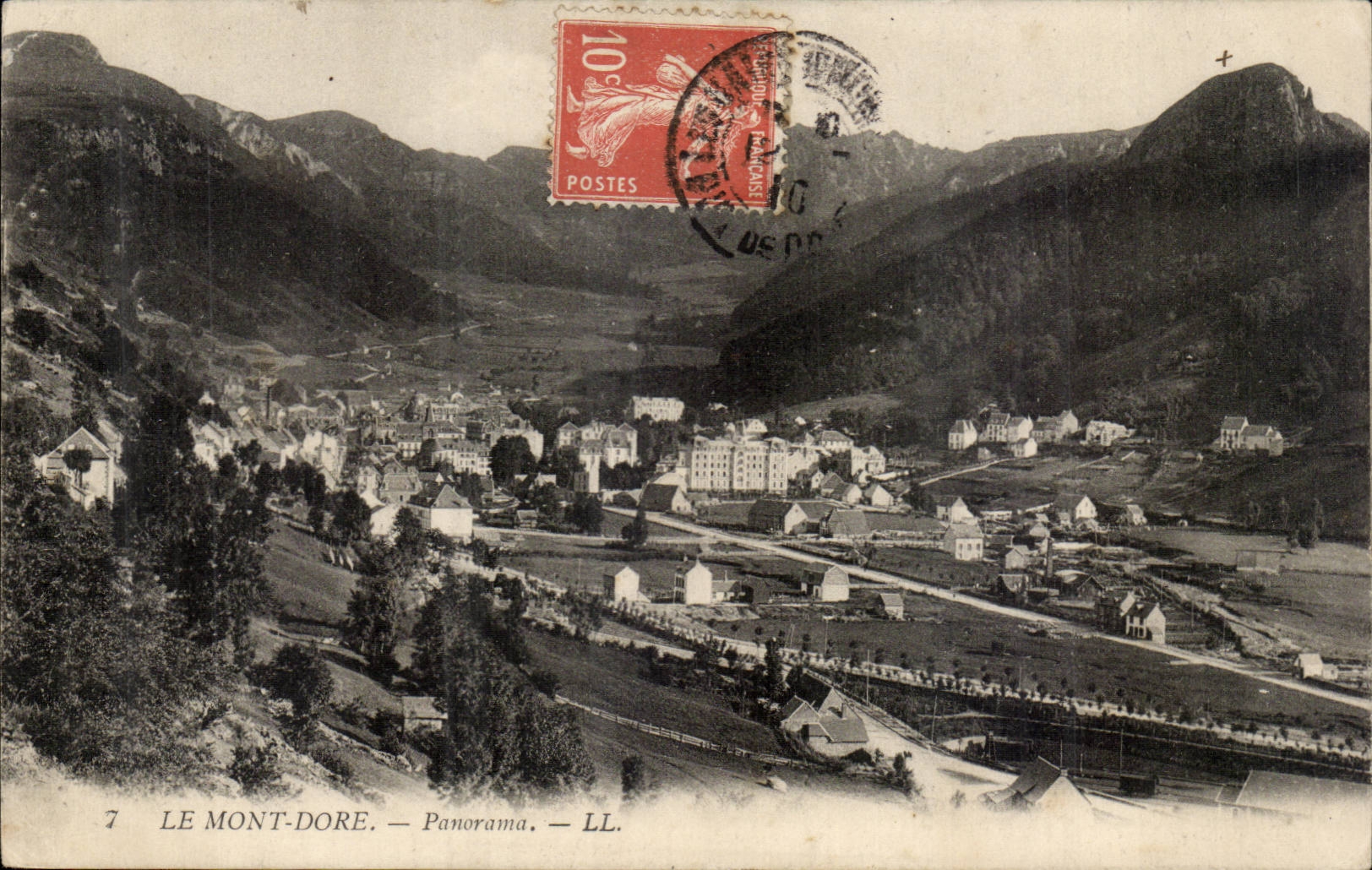 Le Mont Dore - Panorama - CPA 